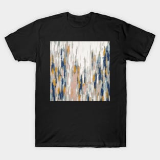 Orange & Blue Contemporary Abstract T-Shirt